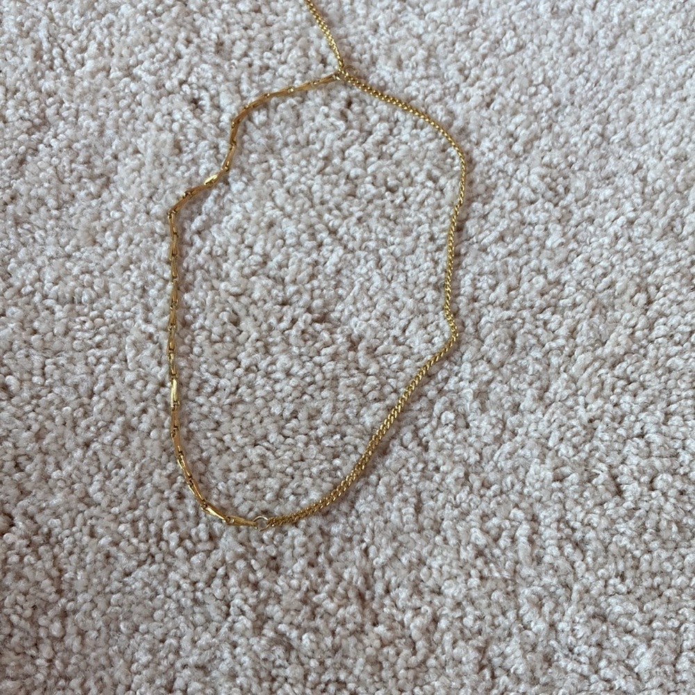 Gold necklace